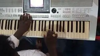 Ennenno Janmala bandam song on🎹 keyboard by Master Satyam.