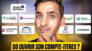 BOURSE 2025 : QUEL COURTIER CHOISIR ? Comparatif complet (Trade Republic, Degiro, Etoro, Bourso...)