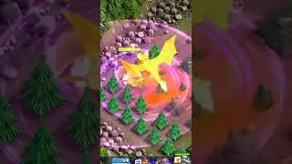 Golden Dragon Vs Grand Warden Clash Of Clans Epic Battle.