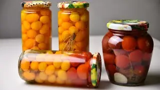 🍅Маринованные помидоры ЧЕРРИ на зиму. Простой и вкусный рецепт консервации
