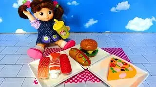 Mel's friend (Japanese doll) ☆ Can you cut vegetables well?