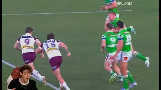 American Reacts to Raiders vs Broncos Rugby League Finals 2025 #rugbyleague
