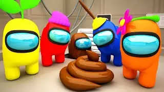 AMONG US POOP! / 0000 / IMPOSTOR POOPED EVERYWHERE! / THE FUNNIEST ANIMATIONS! / #game #memes #funny
