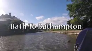 Bath To Bathampton Narrowboat Cruise Timelapse