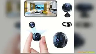 Wireless Mini WiFi Security Camera with Night Vision Motion Detection Rechargeable Battery Easy to