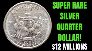 MOST VALUABLE SUPER RARE SILVER QUARTER DOLLAR COINS WORTH MILLIONS OF DOLLARS!