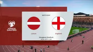 Латвия против Англии | Отборочные матчи чемпионата мира по футболу FIFA 2026 | PES 2021