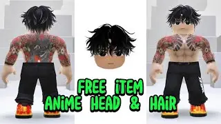 Cara Mendapatkan ITEM GRATIS ANIME MESSY BLACK BOY HAIR & HEAD di ROBLOX 😍😍