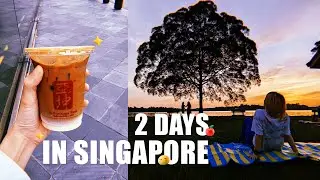 2 days in Singapore, going to the park and cycling, having great food, seeing friend