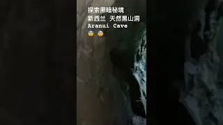 纯美新西兰 探索黑暗秘境 巨大黑山洞无底深渊 胆小莫入  Cave viewing platform & Aranui Cave