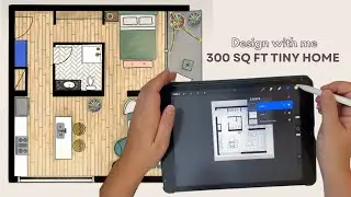 Designing your own floor plan! 👩🏼‍🎨 time to render in procreate 🎨
