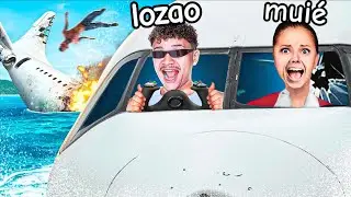 SOBREVIVENDO A UMA QUEDA DE AVIÃO COM MINHA NAMORADA 