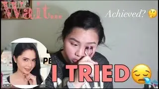 I TRIED TO FOLLOW ANNA CAY'S MAKEUP TUTORIAL || I TRIED !! | Carina Ong
