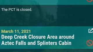 PCT 2021 Trail Closures, Water & Snow info + other things to expect thruhiking in 2021