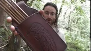 LEATHER POCKET QUIVER FROM GINA ADAM-GERMANY