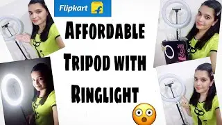 #tripod #ringlight #bestprice #flipkart #videoshot | Best tripod with Ringlight