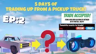5 Day Trading Challenge - Episode 2 - Trading Pickup To VOLT BIKE | Roblox Jailbreak