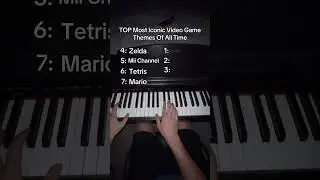 MOST Iconic Video Game Themes Of All Time 🎮🎹#piano #pianocover #nostalgia