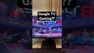 Gaming on a google tv?? #tech #gaming #techtok#yaptech