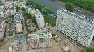 СТРОИТЕЛЬСТВО ЖК ДВЕ РЕКИ И ЖК RIVER HOUSE/ОСТРОВ КОРОВИЙ/ПРОТОКА СУХАЯ САМАРКА/РОССИЯ