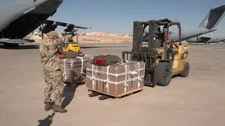 Germany Military Aid Drop over Gaza