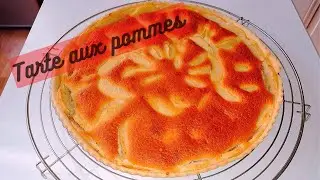 Recette Tarte aux pommes  simple et rapide (p&acirc;te bris&eacute;e, flan &agrave; tarte) la recette savoureuse