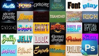 Photoshop 3D text effect full editable Free | Photoshop Tutorial