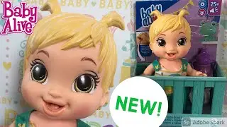 NEW!! Baby Alive Baby Gotta Bounce Doll Unboxing, Review, & First Feeding