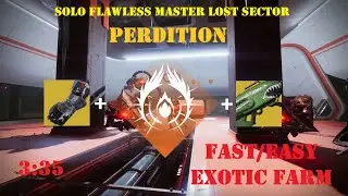 Fast Exotic Engram Farm - Master Perdition Lost Sector - Prismatic Warlock - Destiny 2 (Final Shape)