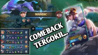 WANWAN MANIAC 🔥🔥,GENDONG TIM SENDIRI .COMEBACK GOKILL.. - MOBILE LEGENDS