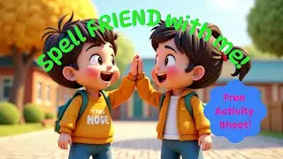 👉 How to Spell FRIEND 🧡 Catchy Kids Song to Learn Tricky Words!