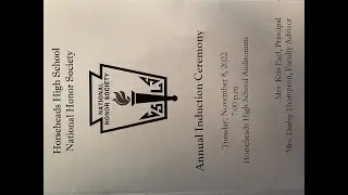 Horseheads High School National Honor Society Annual Induction Ceremony 2022