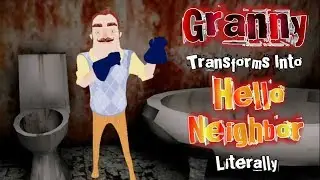 Granny Transforms Into Hello Neighbor Full Gameplay
