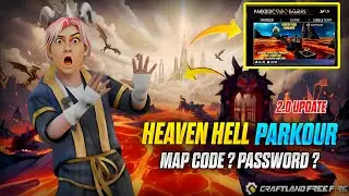 😱 Free Fire 🤬 Heaven Hell Parkour Map 2.0 Update  Password 🔑 | VIP GAMERS #freefire #craftland #map 