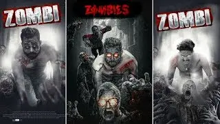 Zombies movie poster editing Tutorial | PicsArt  Movie Poster Editing Tutorial | KR Editing
