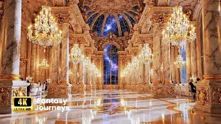 Inside Golden Celestial Palace | A 4K Journey Through Luxury & Majesty | 4K Fantasy Journeys