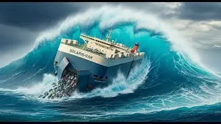 MEGA TSUNAMI vs 'SOLARIS-CAR' | 5,000 New Cars Destroyed in Massive Roll-Over (AI VFX)