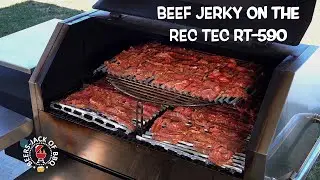 Вяленая говядина рибай на Rec Tec 590! Pit Patriot Tex-Mex Habanero!