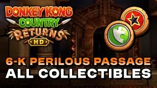 Donkey Kong Country Returns HD - 6-K Perilous Passage (All Puzzle Pieces)