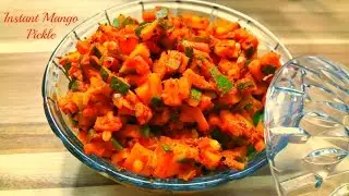 Instant Raw Mango Pickle | Andhra Style