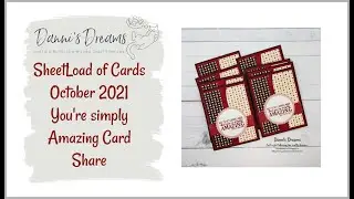 SheetLoad of Cards-October 2021 Card Share
