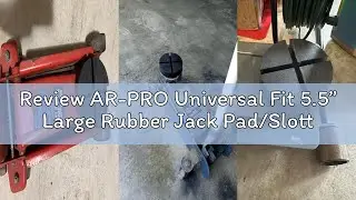 Review AR-PRO Universal Fit 5.5&rdquo; Large Rubber Jack Pad/Slotted Jack Pucks | Made from Heavy Duty Rub
