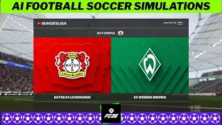 LEVERKUSEN vs WERDER ⚽ Bundesliga 2025/26 Matchday 19 🟩 EA FC 26 Simulation