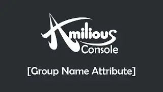 Amilious Console - Group Name Attribute