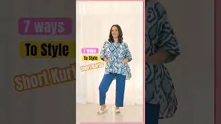 7 Ways to Style Short Kurtis for everyday #kurti #fashion #rakshabandhan #fashionstyle