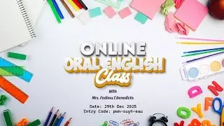 Monday, 29th December 2025||Online Oral English Class for SS 3 Class||Speaker Fadimu.T.Benedicta