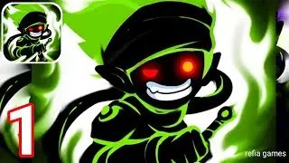 Shadow Hero - Gameplay Part 1 Level 1 - 5 Green Hero ( iOS, Android )