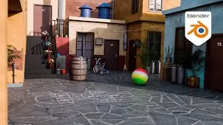 VILA DO CHAVES no Blender 3D (Speed Art)
