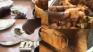 Full tutorial on how to make crispy SPRING ROLLS at home @Oneafricatv-cx9kr @TV3Ghana 