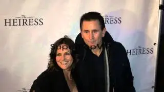 Anthony LaPaglia and Gia Carides at the play opening of T...